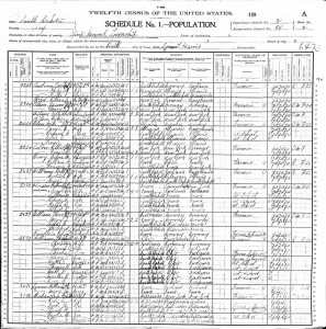 1900 United States Federal Census Dell Sr