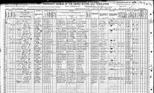 1910 United States Federal Census John P